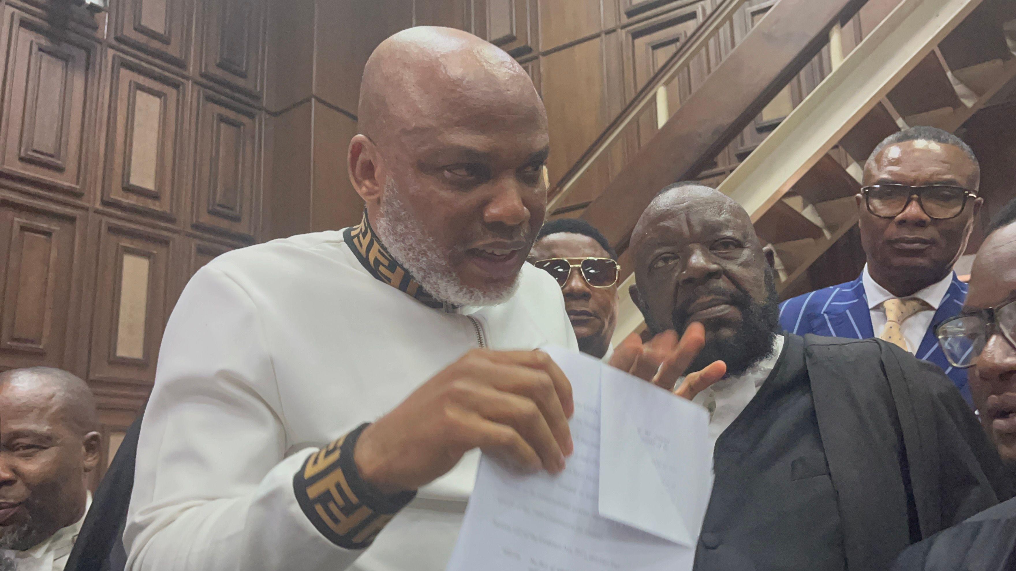 Nnamdi Kanu for court