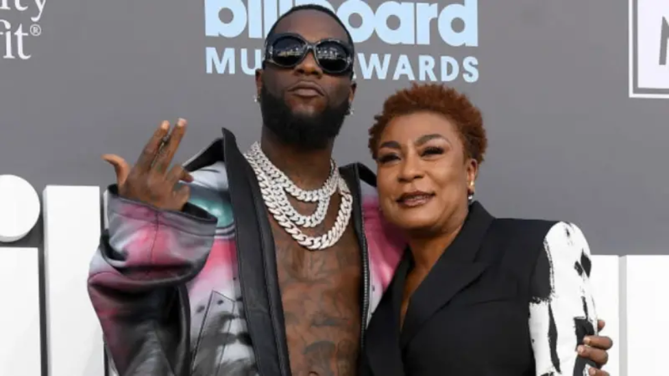 Burna Boy and his mother