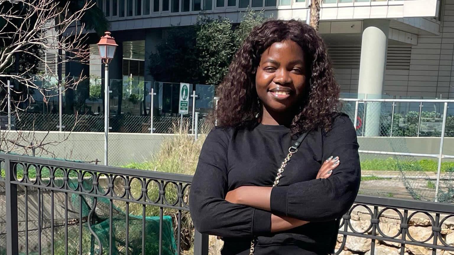 Sharon Atyang says her family have told her to prioritise her life over academics. 