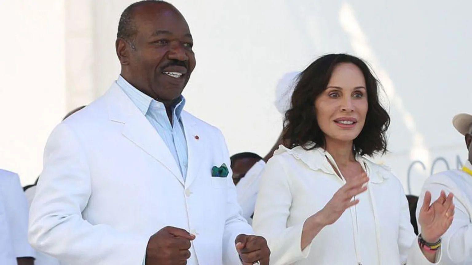 Foto of Ali Bongo and im wife