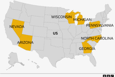 Di seven swing state wey go decide 2024 US presidential election